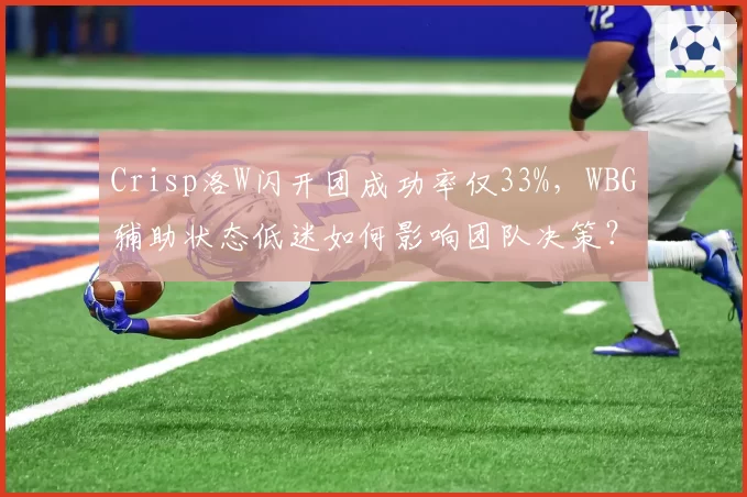 Crisp洛W闪开团成功率仅33%，WBG辅助状态低迷如何影响团队决策？
