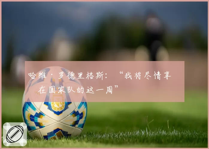 哈维·罗德里格斯:“我将尽情享受在国家队的这一周”